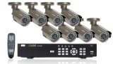Q-See QS408-803-5 Precision Recording Security System with 8 Indoor/Outdoor CCD Cameras and Pre-Installed 500GB Hard Drive