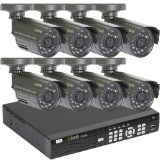 Q-See QS408-811-5 8 Channel H.264 DVR with 8 Indoor/Outdoor Cameras with 500 GB Hard Drive