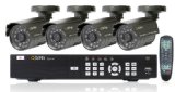 Q-See QS408-411-5 Precision Recording Security System with 4 Indoor/Outdoor Cameras and Pre-Installed 500GB Hard Drive