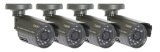 Q-See QSM1424C4  4 Pack of Color Indoor/Outdoor CMOS Cameras with Night Vision up to 40ft