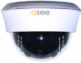 Q-See QSC211D Indoor Dome Color CCD Camera with 40 Feet of Night Vision