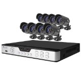 Zmodo PKD-DK0865-500GB H.264 Internet & 3G Phone Accessible 8-Channel DVR with 8 Night Vision Cameras and 500 GB HD