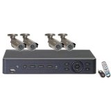 Q-see QT454-403-5 Video Surveillance System. 4CH DVR FULL D1 REC4 CCD CAM 500GB MAC 10.6 420TVL 40FT NV SDVR. 4 x Digital Video Recorder, Camera – H.264 Formats – 500 GB Hard Drive