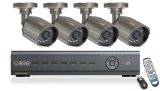 Q-See QT428-418-5 8 Channel DVR with 500 GB HD, 4 CCD Cameras 420 TVL , MAC OS 10.6 Compatible and Smartphone Viewing