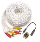 Q-See QS120F Audio, Video & Power 120 Foot Extension RCA Cable