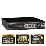Q-See® 16 Ch FULL D1 960H 1TB Hard Drive Security CCTV DVR with HDMI QT5516-1