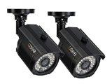 Q-See QM1201B-2 1000 TVL Camera 2 Pack with 100′ Night Vision (Black)