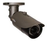 Q-See QTN8021B 1080p HD Varifocal Weatherproof IP Bullet Camera with 165-Feet Night Vision (Gray)