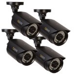 Q-See QM9702B-4 High-Resolution 960H/700TVL Weatherproof Cameras with 100-Feet Night Vision, 4 Pack (Black)